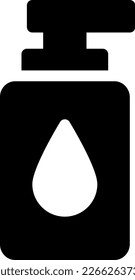 ilustración del vector de aceite en un fondo transparente. Símbolos de calidad superior. Iconos vectoriales de glifos para diseño de conceptos y gráficos. 
