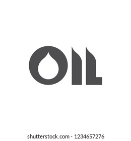 Oil vector logotype