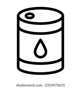 Oil Vector Thick Line Icon For Personal And Commercial Use.
