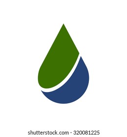 oil or water drop logo