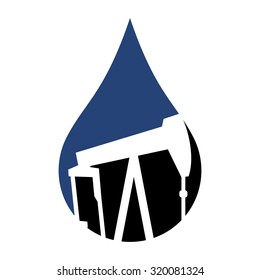 oil or water drop logo