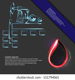 oil, oil well