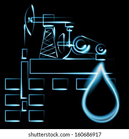 oil, oil well