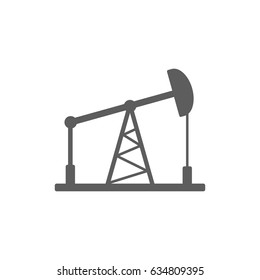 Oil Well Icon Vector Stock Vector (Royalty Free) 634809395