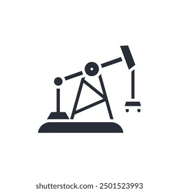 Ölbrunnen-Symbol. vector.Editable stroke.linear style Zeichen zur Verwendung Web-Design, logo.Symbol-Illustration.