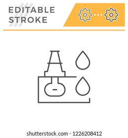 Oil Well Line Icon