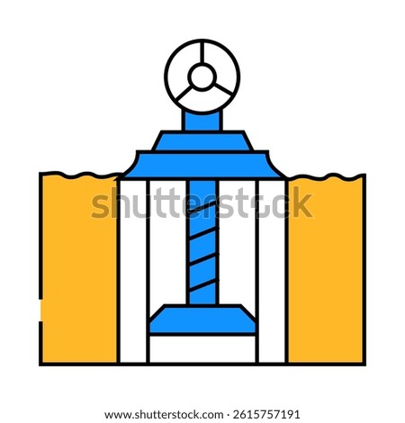oil well plugging petroleum engineer line icon vector. oil well plugging petroleum engineer sign. isolated symbol illustration