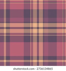 Oilcloth background plaid pattern, spanish vector seamless check. Foot textile fabric texture tartan in pastel and red colors palette.
