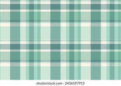 Oilcloth check vector tartan, classical plaid fabric textile. Checkered background pattern texture seamless in light and old lace colors.