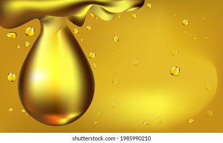 Icono de engrase de aceitunas. Aceite para engranajes. Ilustración vectorial. 