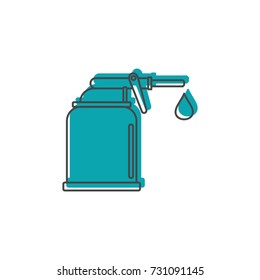 Oiler icon. Doodle illustration of Oiler vector icon for web isolated on white background