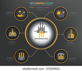 Oil,Industry Infographics Design,clean vector