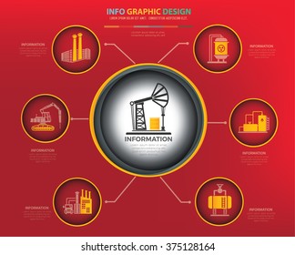 
Oil,Industry Infographics Design,clean vector