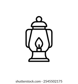 Öl-Laterne Symbol, Vektorgrafik-Stil
