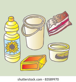 oils and fats isolated