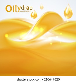 Oily drop background