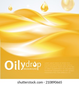 Oily drop background