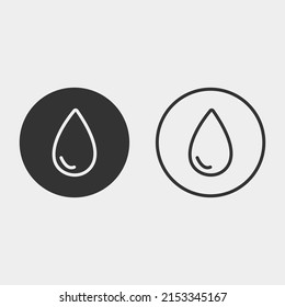 Oily_skin vector icon illustration sign