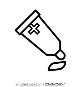 Ointment  free medical icon vector design illustration