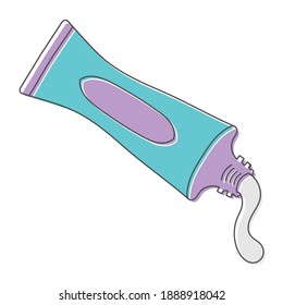 ointment hand drawn design vector illustration