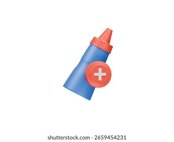Icono de ungüento Ilustración 3D Render