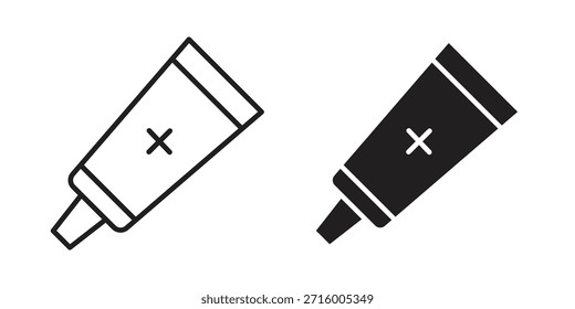 Conceito de ícone de pomada para infográfico, site ou aplicativo.