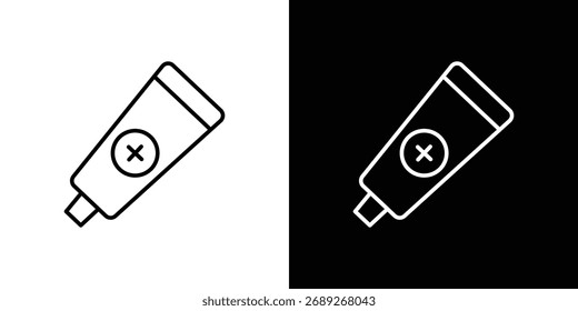 Ointment icon. Editable stroke. Icon for web.