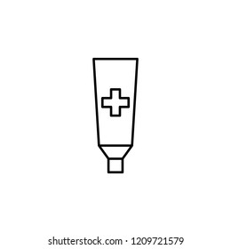 ointment icon. Element of medicine for mobile concept and web apps icon. Thin line icon for website design and development, app development. Premium icon