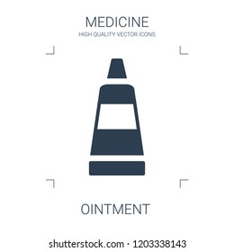 ointment icon. high quality filled ointment icon on white background. from medical collection flat trendy vector ointment symbol. use for web and mobile
