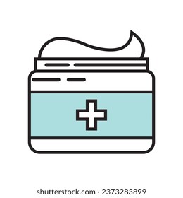 ointment icon logo vector design template