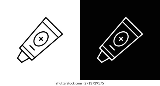Salbe Symbol, Umriss Vektor Zeichen, Logo-Design herunterladen