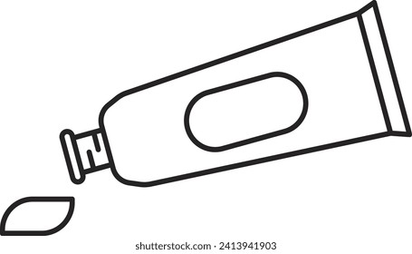 Ointment, paste in a tube icon vector