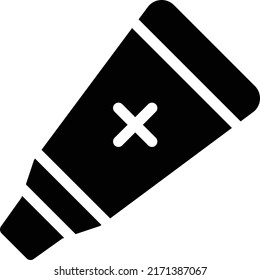 ointment  Vector illustration on a transparent background. Premium quality symmbols. Glyphs vector icons for concept and graphic design. 


