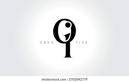 OIoi Elegant Serif Monogram Logo - Luxuriöses typografisches Kleinbuchstaben-Zeichen für modernes Branding