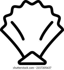 oister Vector illustration on a transparent background. Premium quality symmbols. Thin line vector icons for concept and graphic design.