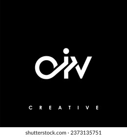 Ilustración de vectores de plantilla de diseño de logotipo inicial de carta OIV