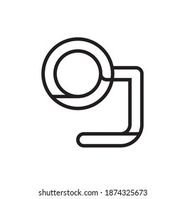 oj initial letter vector logo