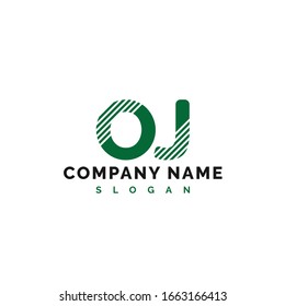 OJ Letter Logo Design. OJ letter logo Vector Illustration - Vector