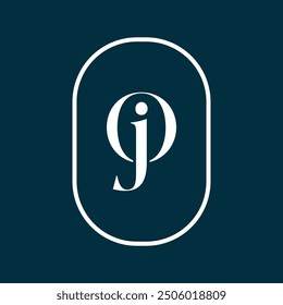OJ letter Type Logo Design vector Template, Abstract Letter OJ logo Design, OJlogo vector, OJicon vector