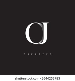 OJ Monogram Logo Minimal Elegant Letter mark for Luxury, Fashion   Creative Brands	
