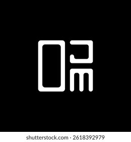 OJM letter logo creative design with vector graphic, OJM simple and modern logo. OJM luxurious alphabet design  