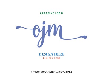 OJM lettering logo is simple, easy to understand and authoritative