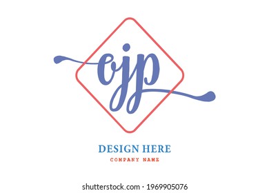OJP lettering logo is simple, easy to understand and authoritative