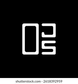 OJS letter logo creative design with vector graphic, OJS simple and modern logo. OJS luxurious alphabet design  