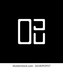 OJU letter logo creative design with vector graphic, OJU simple and modern logo. OJU luxurious alphabet design  