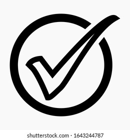 OK button illustration. New OK icon. Ok icon vector. Commercial line vector icon for websites and mobile minimalistic flat design.