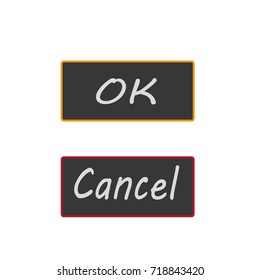 Ok. Cancel icon