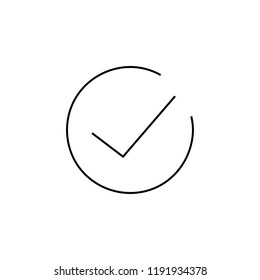 Ok Check Approved Icon Vector