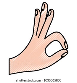 ok gesture with hand