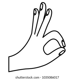 ok gesture with hand